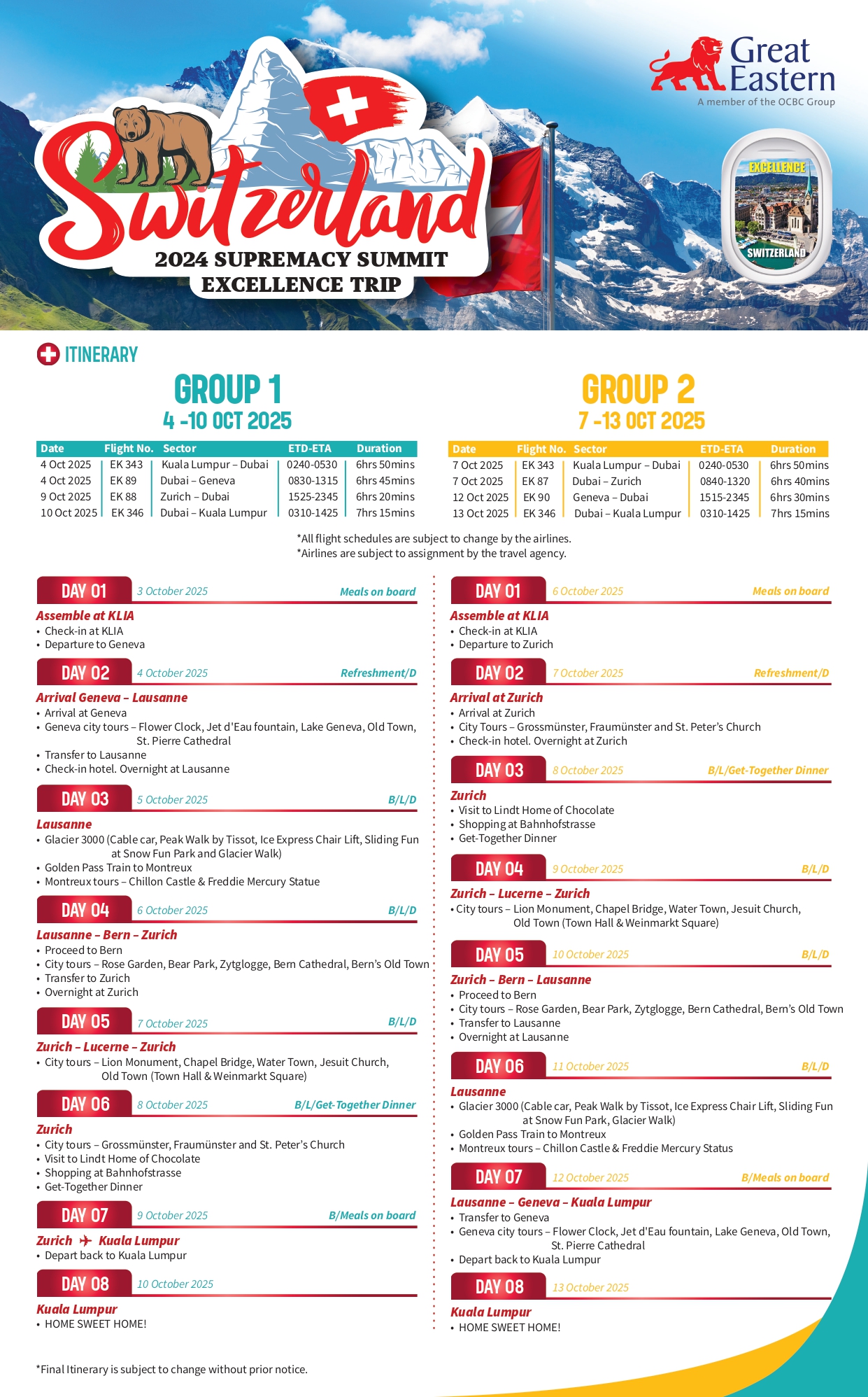 Switzerland Flyer